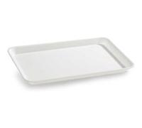 Plat en Plexiglas rectangulaire avec coins arrondis Blanc 305x210x17mm Matériel CHR Pro 1