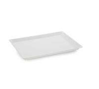 Plat en Plexiglas rectangulaire avec coins arrondis Blanc 360x250x17mm Matériel CHR Pro
