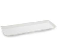 Plat en Plexiglas rectangulaire avec coins arrondis Blanc 500x175x17mm Matériel CHR Pro 1