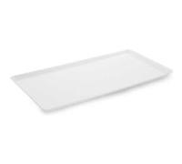 Plat en Plexiglas rectangulaire avec coins arrondis Blanc 595x295x17mm Matériel CHR Pro