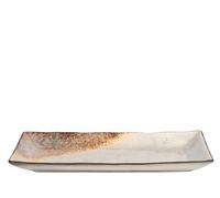 Plat En Stonware Crackle Bcolor Rectangulaire 25x12 H&H