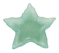 Plat étoile de mer bleu 28 cm - Amadeus - Bleu - Verre Bleu G