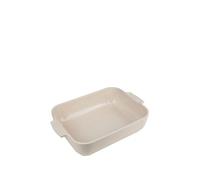 - Plat four céramique rectangle écru 32 cm - 12,5'