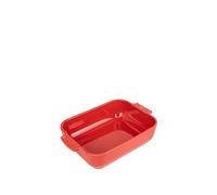 - Plat four céramique rectangle rouge 25 cm - 10'