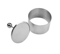 Plat froid rond avec planche à pousser pour servir et présenter divers plats (L)