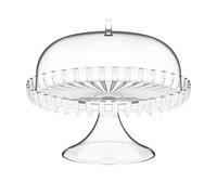 Plat Gâteau Sur Pied Avec Dome Trans Dolce Vita Transparent