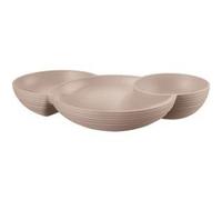 Plat hors d'œuvre Tierra taupe - Guzzini - Gris - Plastique G