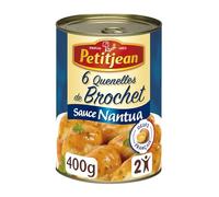 Plat Individuel Quenelles de Brochet PETIT JEAN - la boite de 400g Lot De 4 - Par Lot