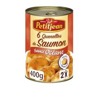 Plat Individuel Quenelles de Saumon PETIT JEAN - la boîte de 400g Lot De 4 - Par Lot