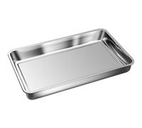 Plat INOX Rectangulaire, Bac Condensat Clim pour La Cuisson en Cuisine Les Instruments de Laboratoire Les Instruments Dentaires et Chirurgicaux Les Soins pour Animaux(50x40x4.8cm/19.7x15.7x1.9in)