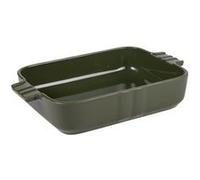 Plat kaki Lourmarin 23x16 cm - Table Passion - Vert - Grès Vert G