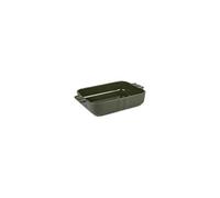 Plat kaki Lourmarin 23x16 cm - - Vert - Grès
