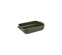Plat kaki Lourmarin 30x20 cm - - Vert - Grès