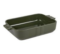 Plat kaki Lourmarin 40x27 cm - Table Passion - Vert - Grès Vert G