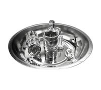 Plat magnétique - Bol magnétique | Support magnétique en acier | Support magnétique en acier inoxydable | Support magnétique rond pour vis, douilles, boulons, goupilles, pièces magnétiques