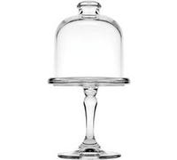 Plat mini à pâtisserie avec cloche 10 cm (lot de 2) - Pasabahce - Transparent / Cristal - Verre G