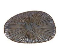 Plat organique Liv bleu 26x16 cm - Table Passion - Bleu - Porcelaine Bleu G