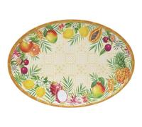 PLAT OVAL 50X35CM EN MELAMINE PORTO RICO