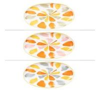 Plat oval Canaries 25x13 cm (1 modèle aléatoire) - - Multicolore - Porcelaine