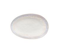 Costa Nova, Brisa collection, Vaisselle en grès, Plat ovale, sal (blanc), 41 cm