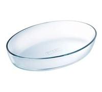 Plat ovale 26x18 cm - Pyrex - Transparent - Verre verre transparent G