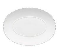 Plat Ovale 40,8 x 30 cm Pearl Blanc Costa Nova