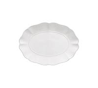 Plat Ovale 40 x 28,8 cm Rosa Blanc Costa Nova