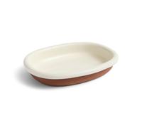 Plat Ovale Barro, Grand , Blanc Cassé