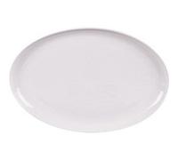 Plat ovale Ecume 25x17 cm - Table Passion - Blanc - Porcelaine Blanc G