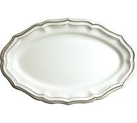 Plat ovale FILET TAUPE