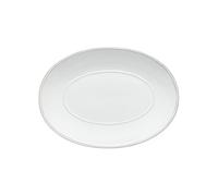 Plat Ovale Friso Blanc 41 x 29,6 cm Costa Nova