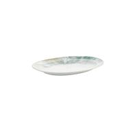 Plat ovale Islande 42 x 30 cm - - Blanc - Grès