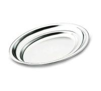 Plat Ovale - Lacor - 61881 - Inox 18% Cr. - 80X48 cm - Gris