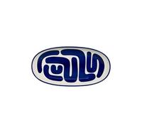 Plat ovale Lulli bleu 30x15 cm - Table Passion - Bleu - Grès