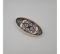 Plat ovale Marocain noir - L 20 cm