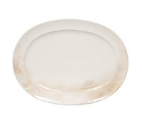 Plat ovale Mojave 42x30 cm - Table Passion - Crème / Ivoire - Grès