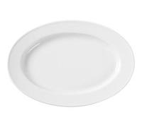 Plat ovale porcelaine simple 340x240 mm x 6 Hendi 1