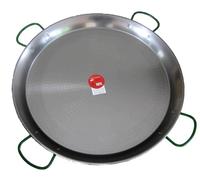 Plat à paella en métal avec 4 poignées ø 80cm