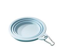 Plat Pliable pour Animaux de Compagnie - Bol d'eau pour Chien, Grand Plat d'eau pour Chien | Gamelle légère filtrée pour Chien avec réservoir, gamelle antidérapante en Acier Inoxydable pour Chien