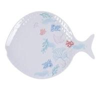 Plat poisson isao - Amadeus - Blanc - Mélaminé Blanc G
