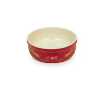 Plat pour chat en céramique Nobby Pet Cat Rouge 13,5x5 cm