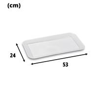 Plat pour Entrées Charcuterie Et Fromage Tranché Plateau de Table Grand Blanc