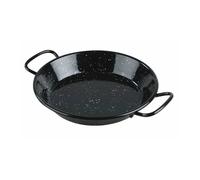Plat pour paëlla - LACOR - 10 cm - Acier émaillé - Noir - Compatible lave-vaisselle