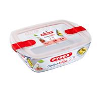 Plat rectangle + couvercle Cook & Heat 28 x 20 cm Pyrex