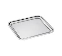 Plat rectangle en inox Dribbling 30 cm Inoxriv
