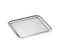 Plat rectangle en inox Dribbling 35 cm Inoxriv