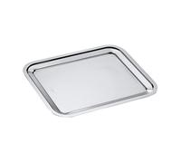 Plat rectangle en inox Dribbling 40 cm Inoxriv