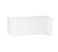 Plat rectangle Melody 32x14 cm - Table Passion - Blanc - Porcelaine Blanc G