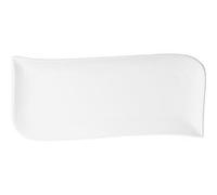 Plat rectangle Melody 32x14 cm - Table Passion - Blanc - Porcelaine Blanc G