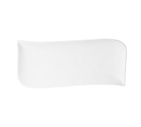 Plat rectangle Melody 40x17 cm - Table Passion - Blanc - Porcelaine Blanc G